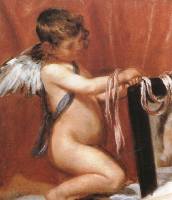 VELAZQUEZ, Diego Rodriguez de Silva y Detail of Venus France oil painting art